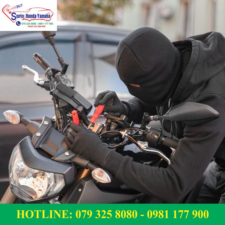 Cảnh báo trộm xe máy - phá khoá chỉ trong vài giây