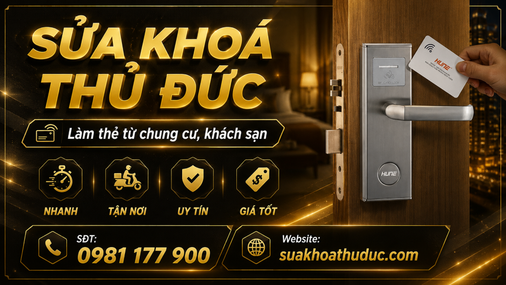 Làm thẻ từ chung cư khách sạn